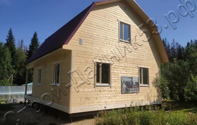 3 Каркасный дом 10х7м, 105 М², Ленинградская область, Выборгский район, СНТ Крона (3)